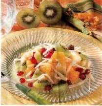 Zimní ovocný salát
s mandlemi a eidamem