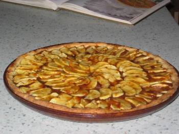 Francouzský jablkový koláč de luxe
