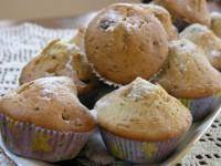 Muffiny s čokoládou a hrozienkami