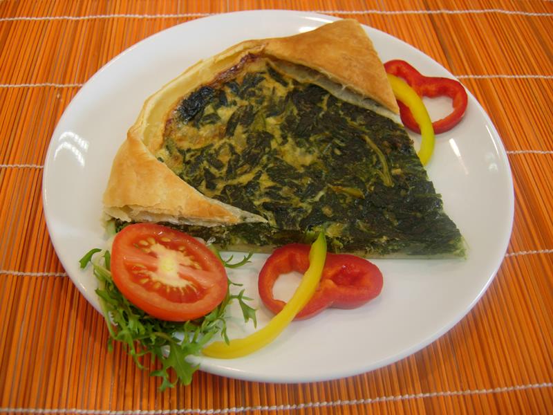 Špenátový quiche